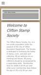Mobile Screenshot of clifton-stamp-society.org
